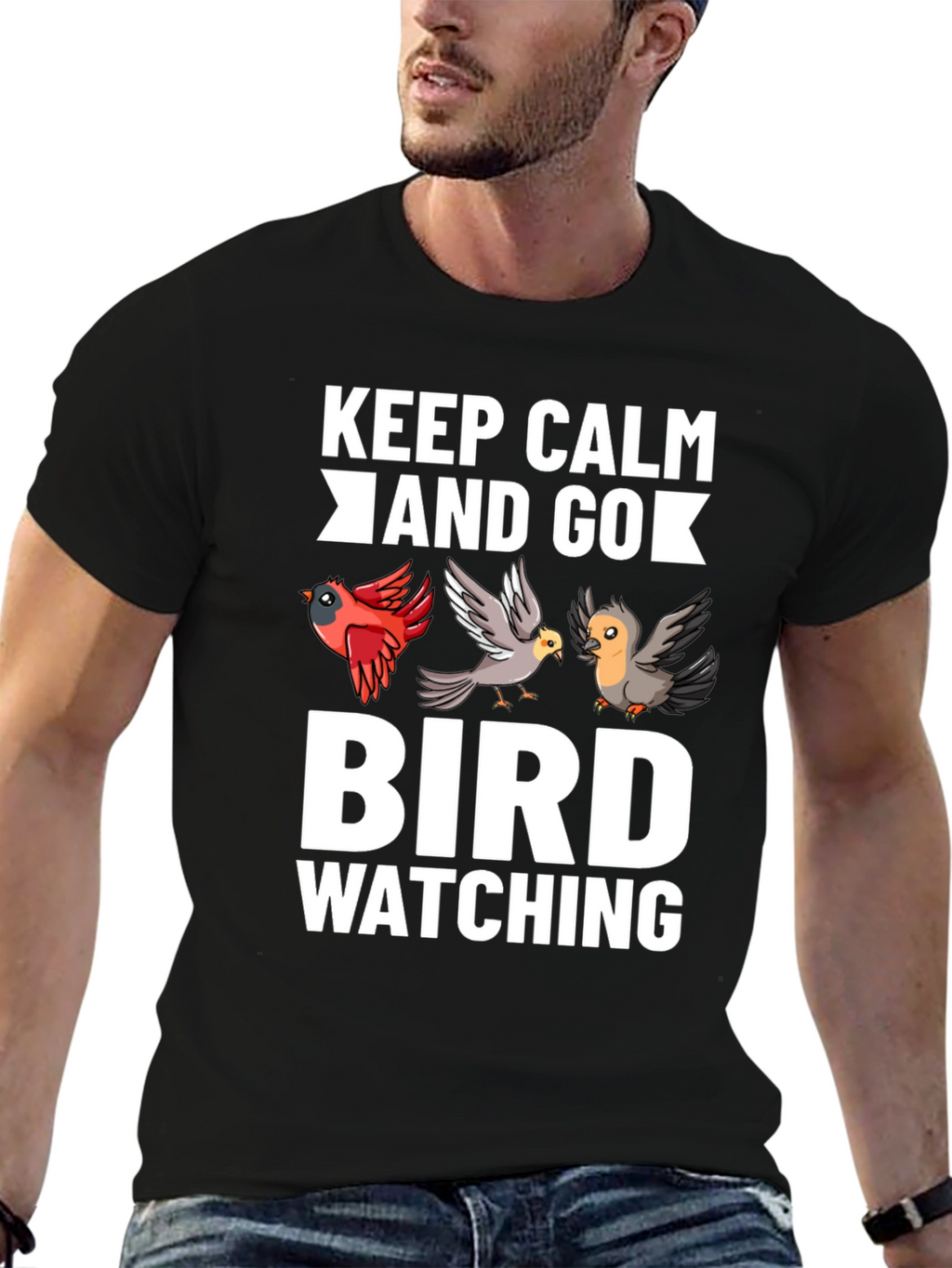 Keep Calm and Go Bird Watching T-Shirt