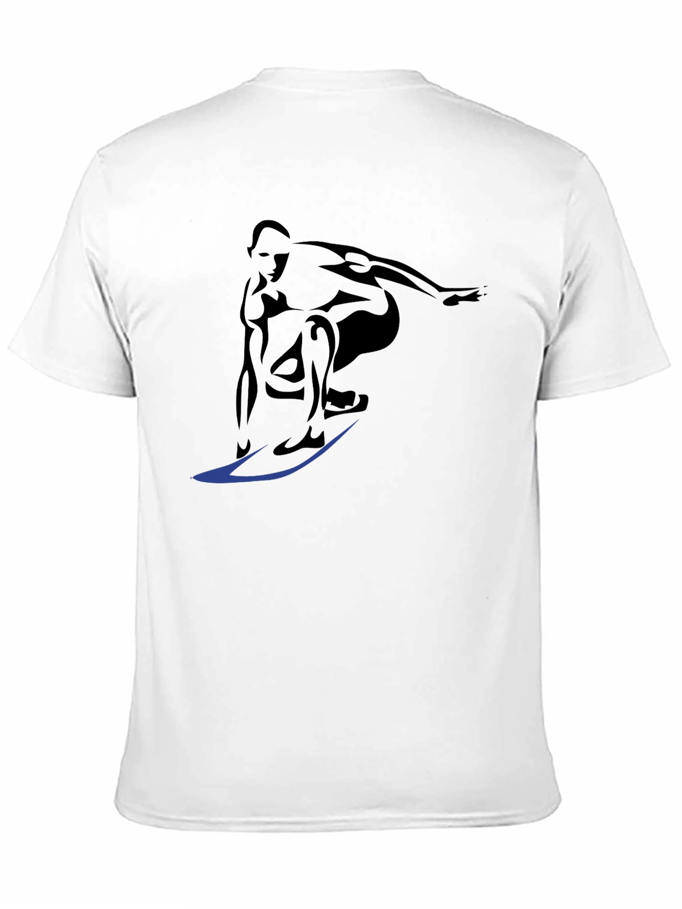 Surfer Graphic Tee - Cool Black T-Shirt