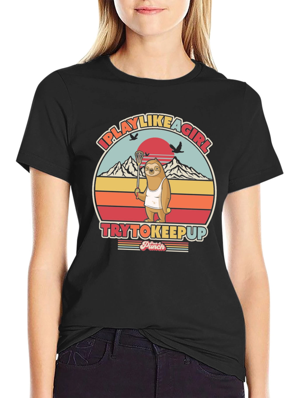 I Play Like a Girl Sloth T-Shirt
