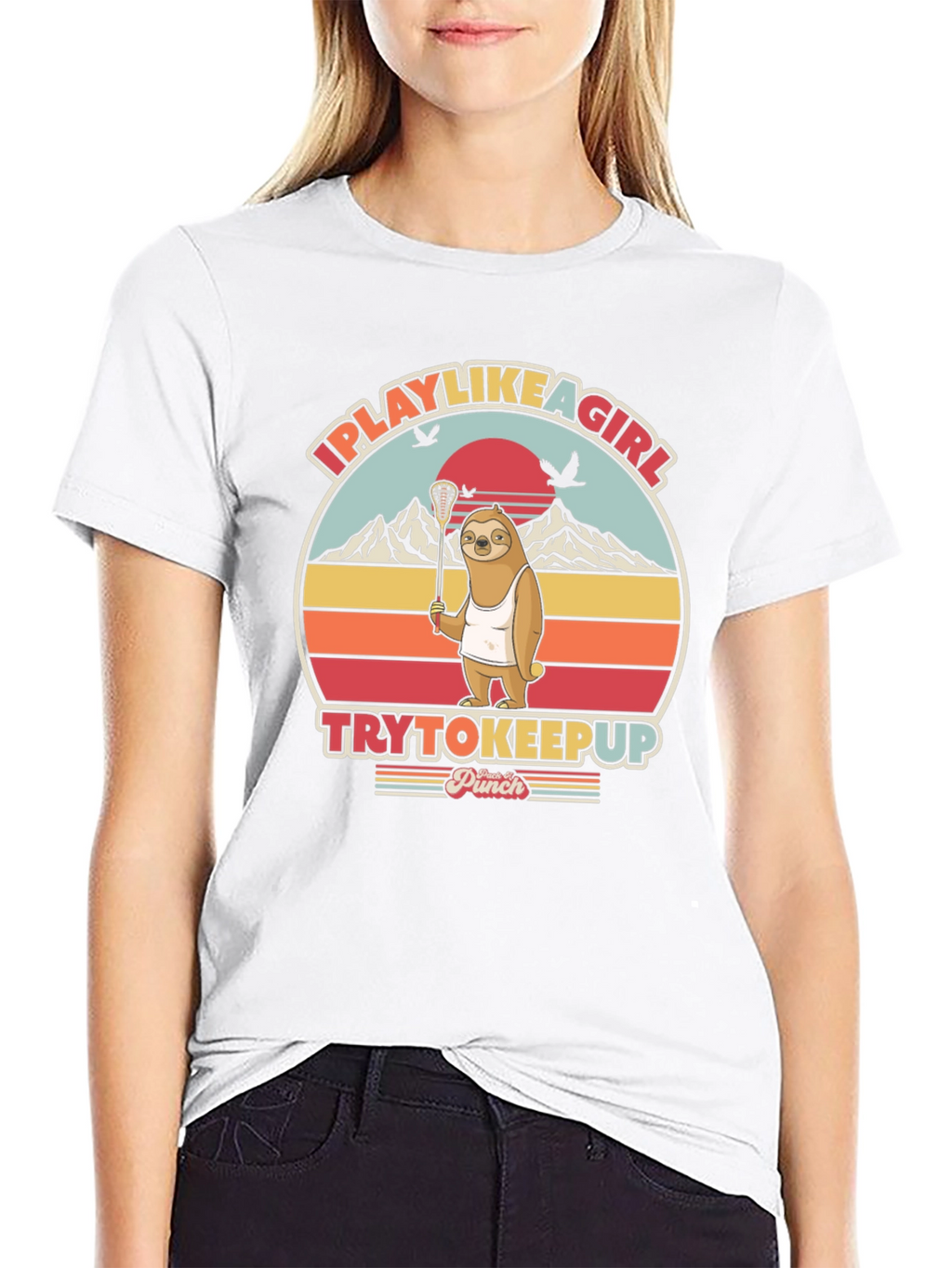 I Play Like a Girl Sloth T-Shirt