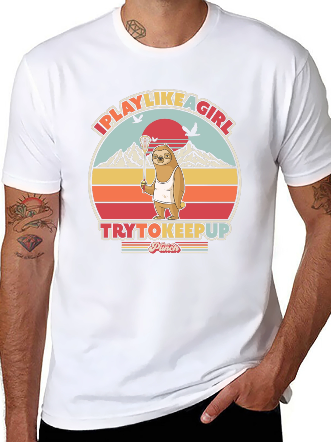 I Play Like a Girl Sloth T-Shirt