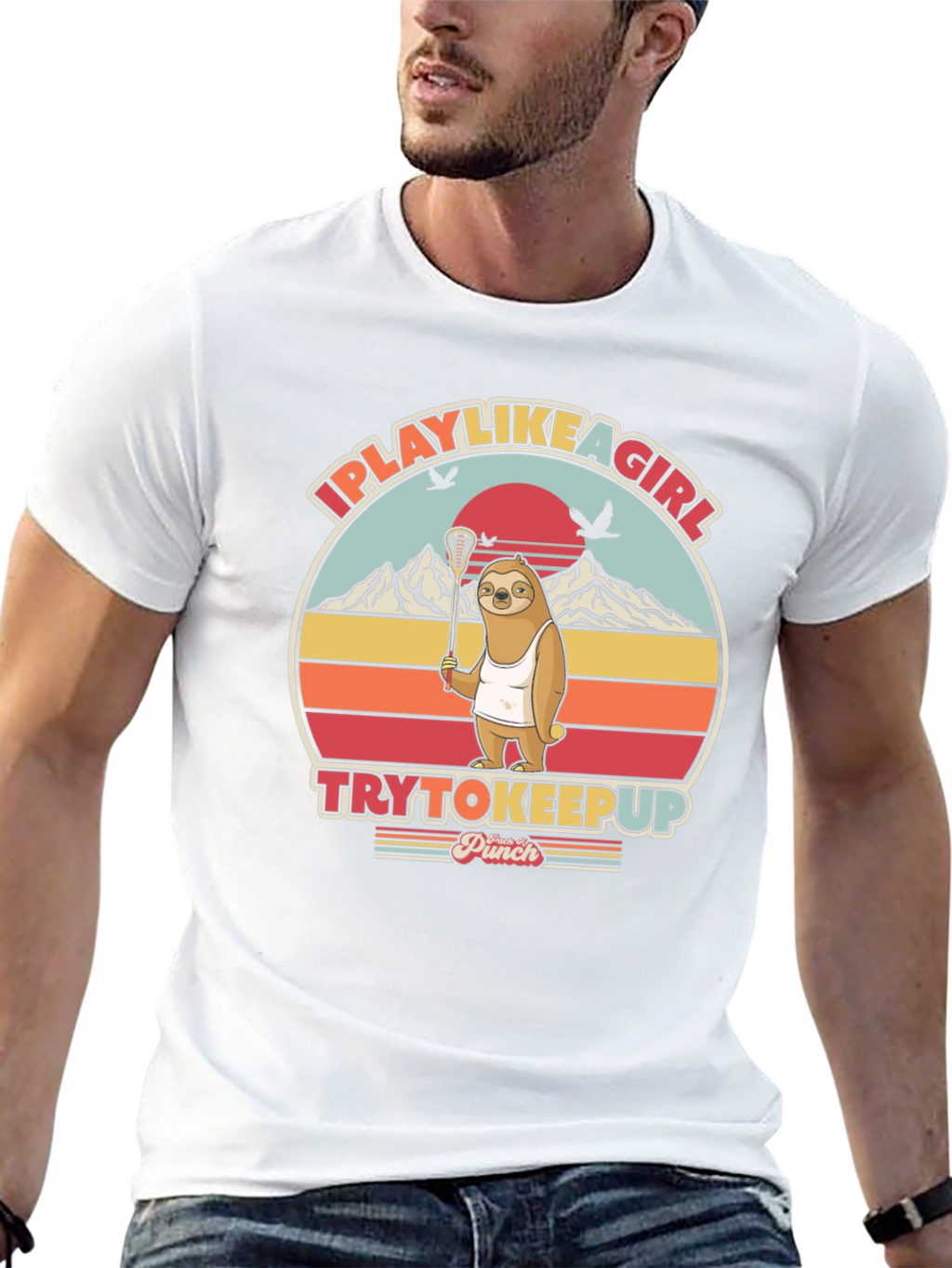 I Play Like a Girl Sloth T-Shirt