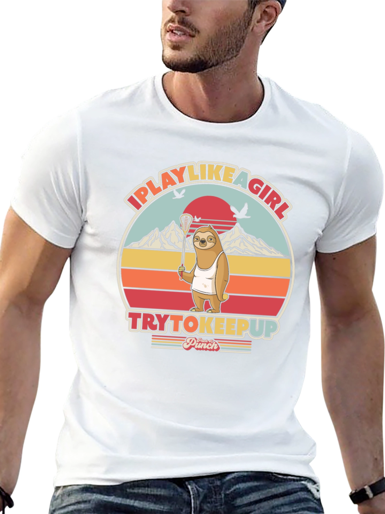 I Play Like a Girl Sloth T-Shirt