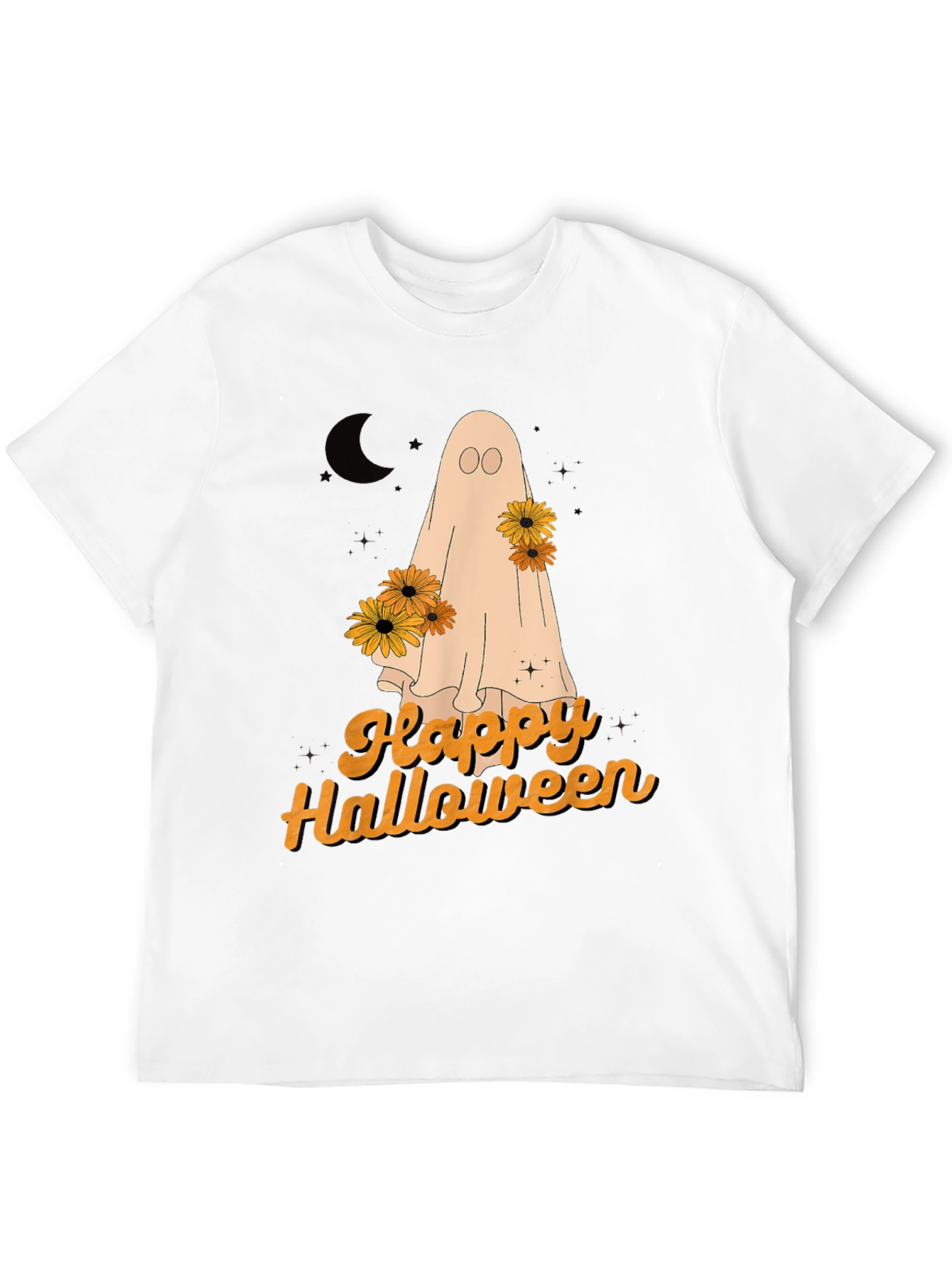 Happy Halloween Ghost Graphic Tee