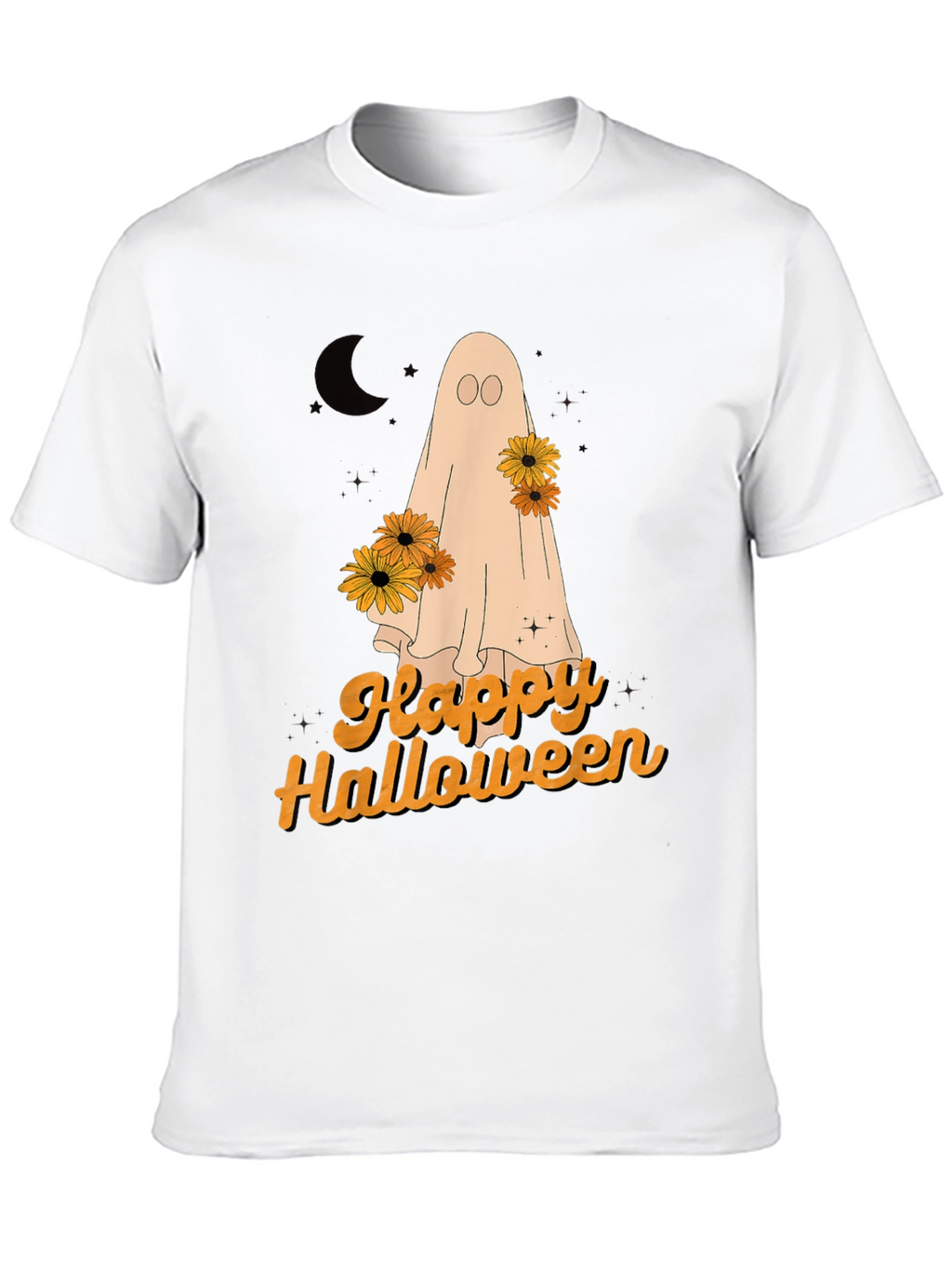 Happy Halloween Ghost Graphic Tee