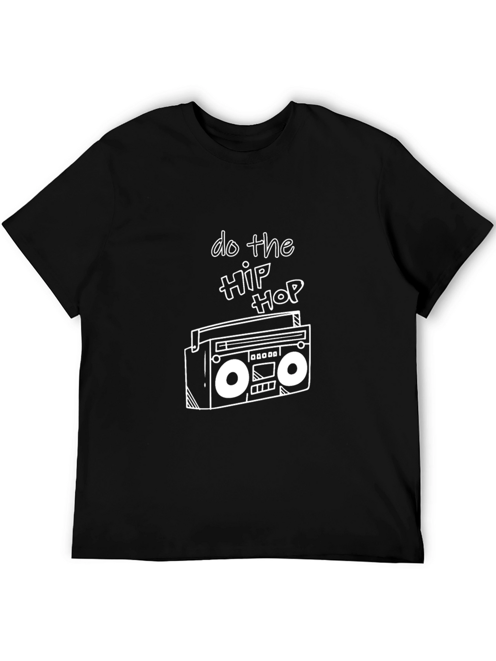 Do the Hip Hop Black Graphic Tee