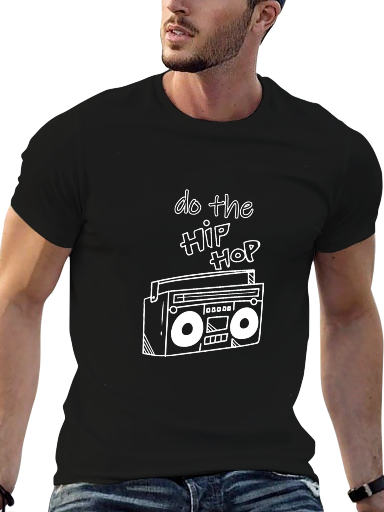 Do the Hip Hop Black Graphic Tee