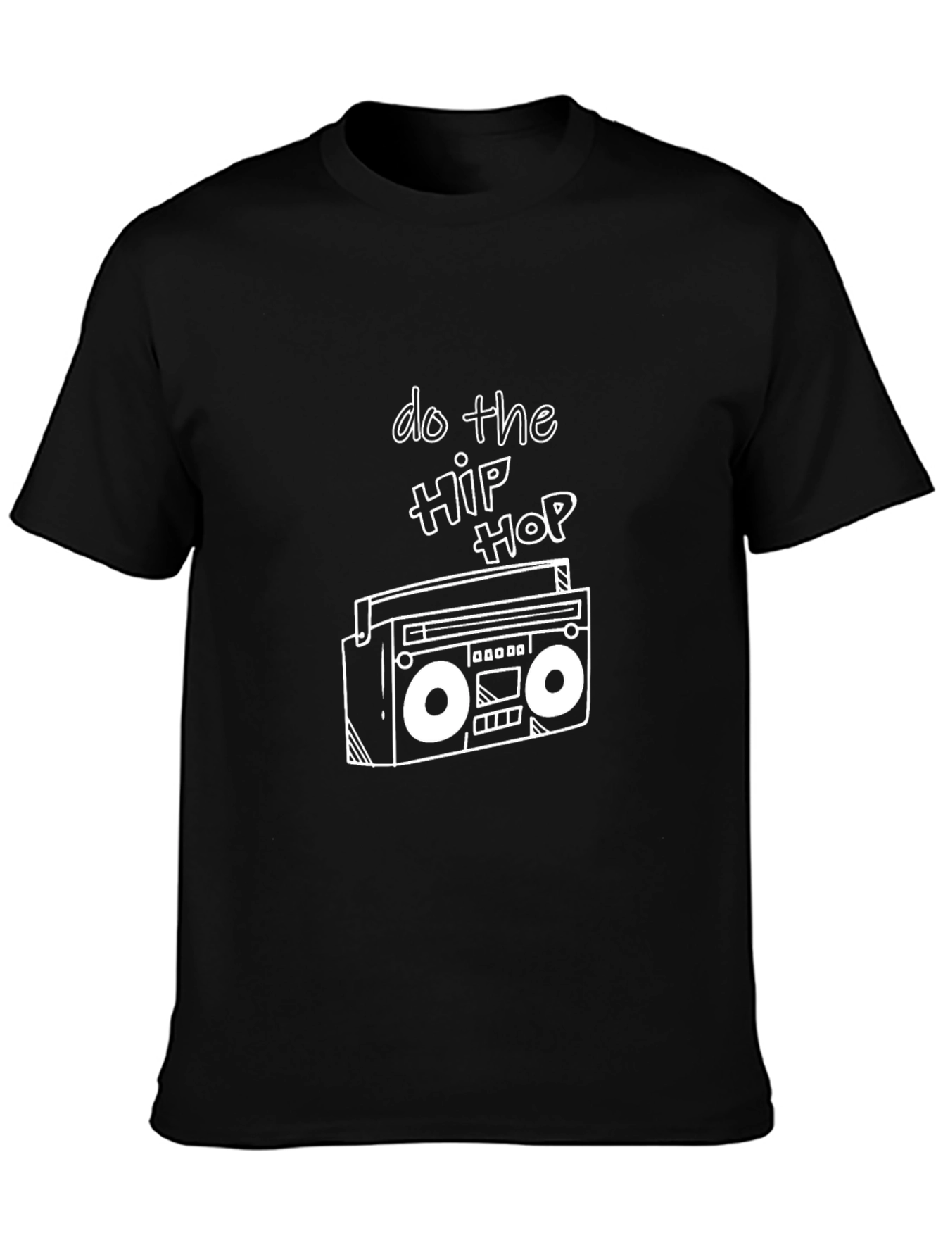 Do the Hip Hop Black Graphic Tee