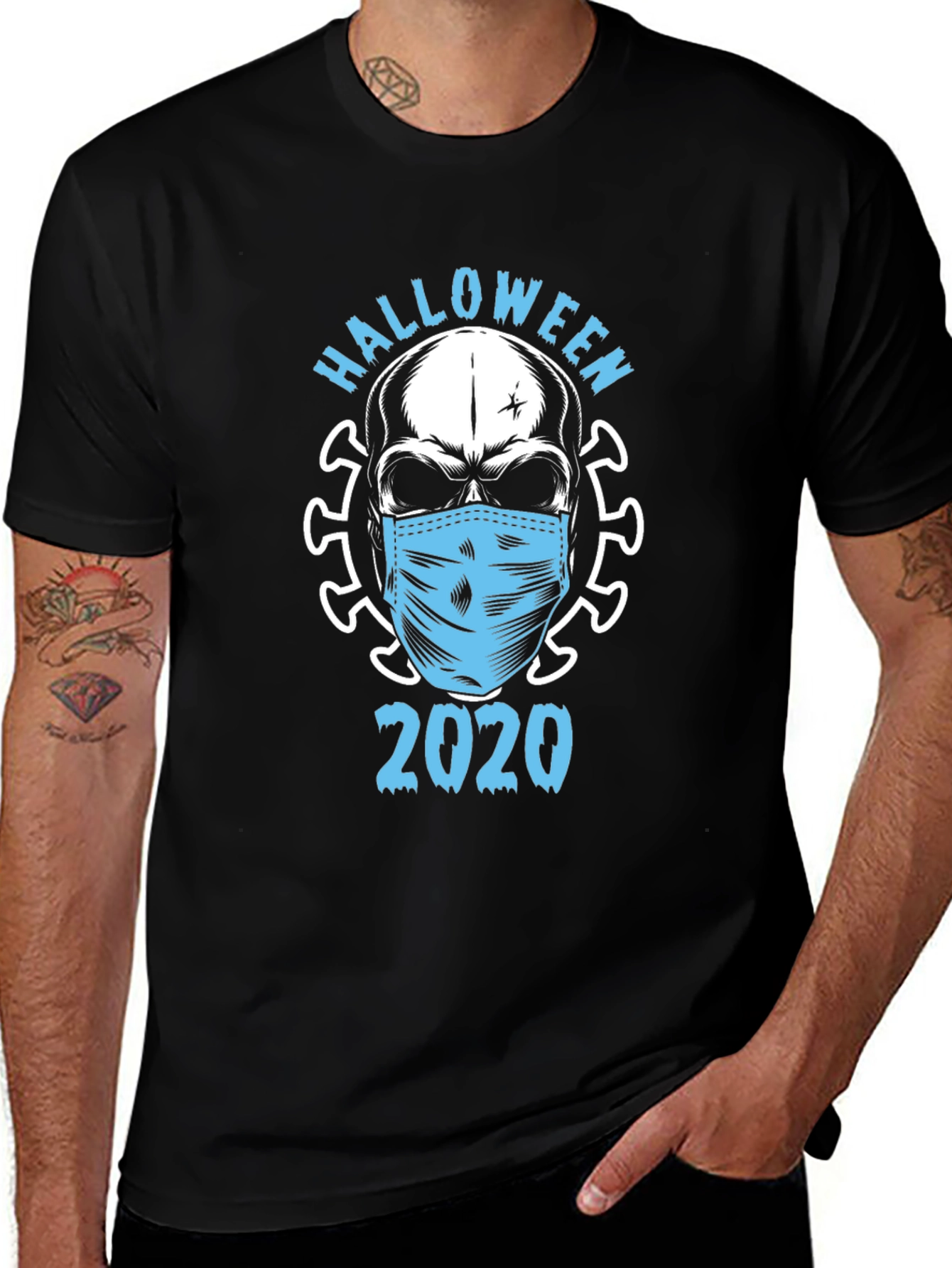 Halloween 2020 Skull Mask T-Shirt