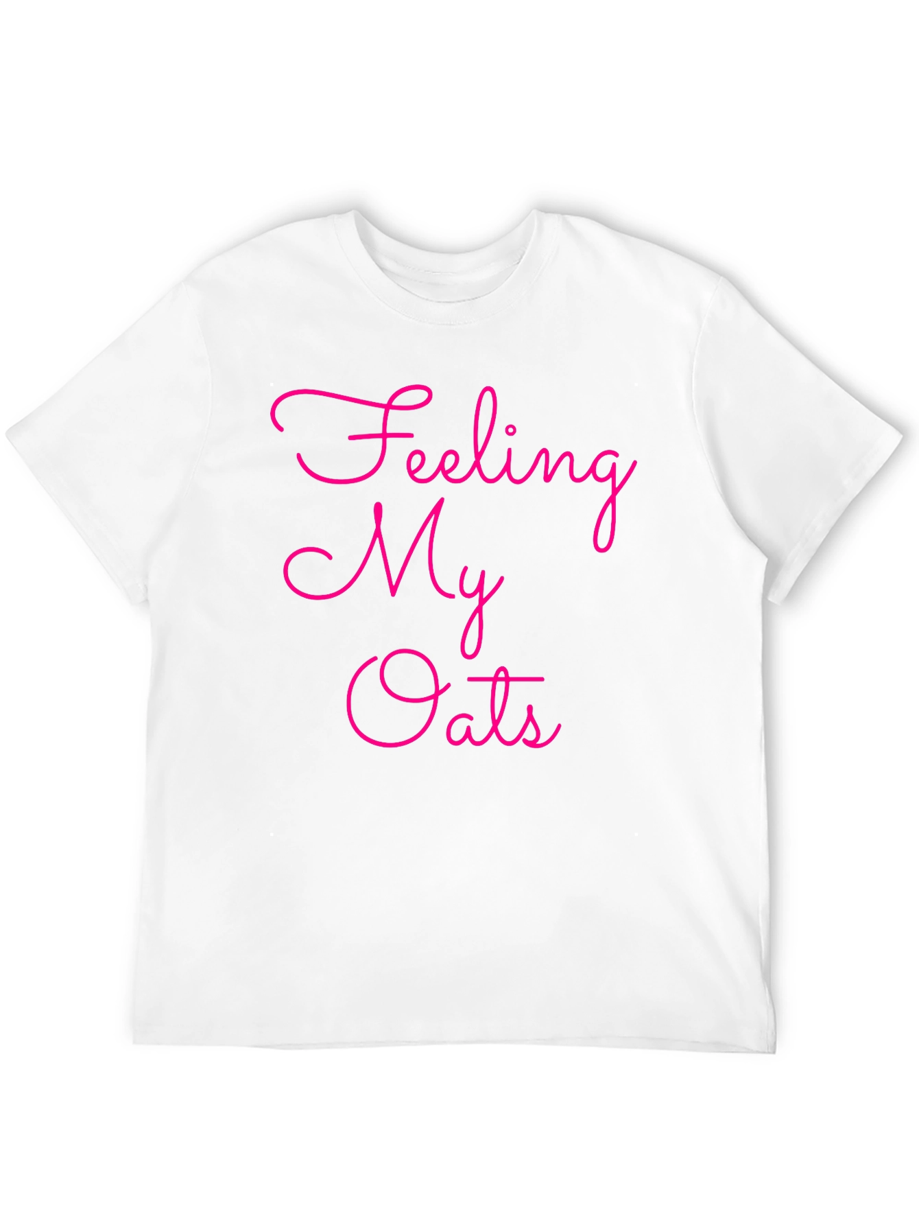 Feeling My Oats Graphic Tee - Trendy Black T-Shirt