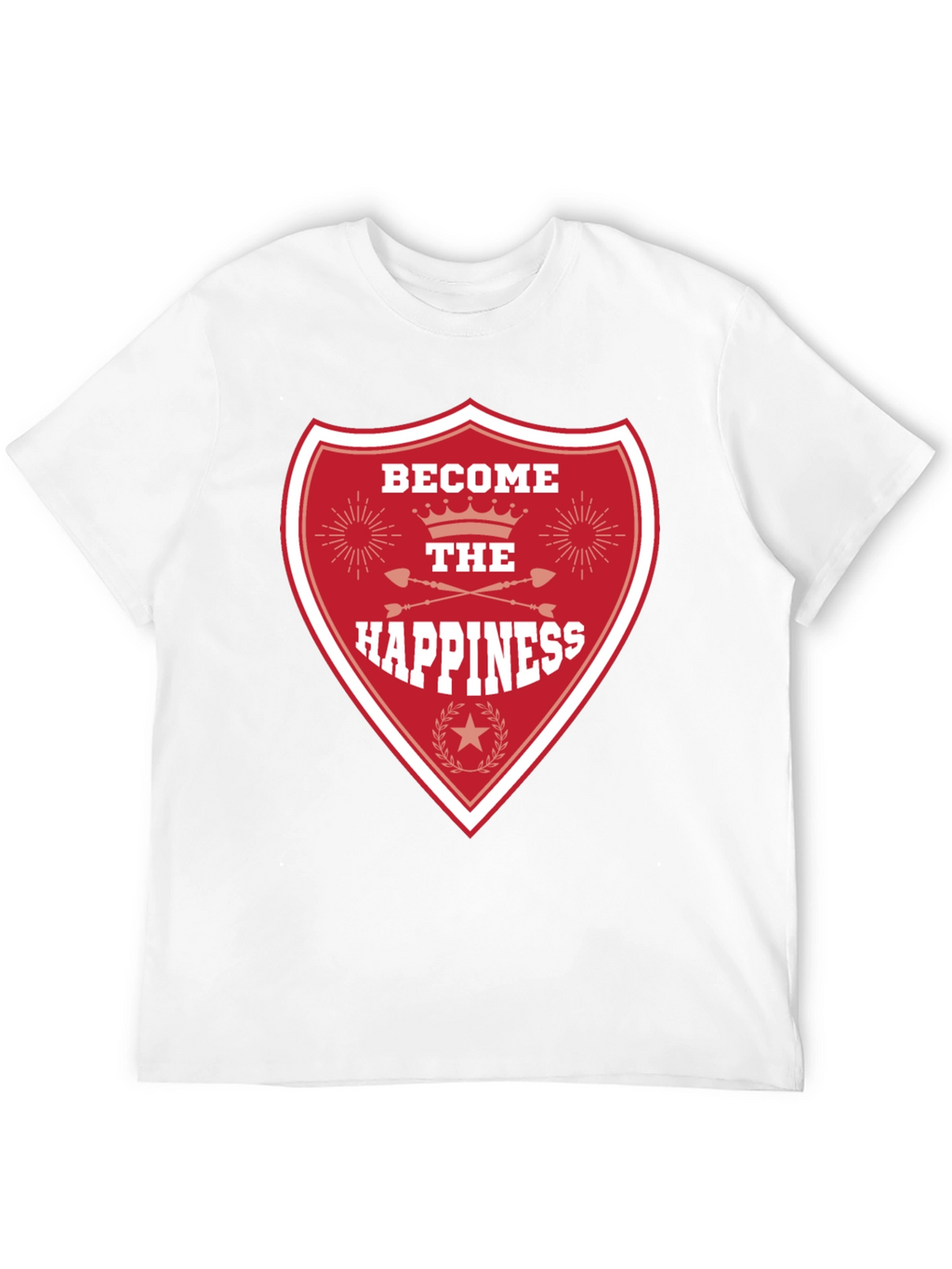 Become the Happiness Graphic Tee - Black