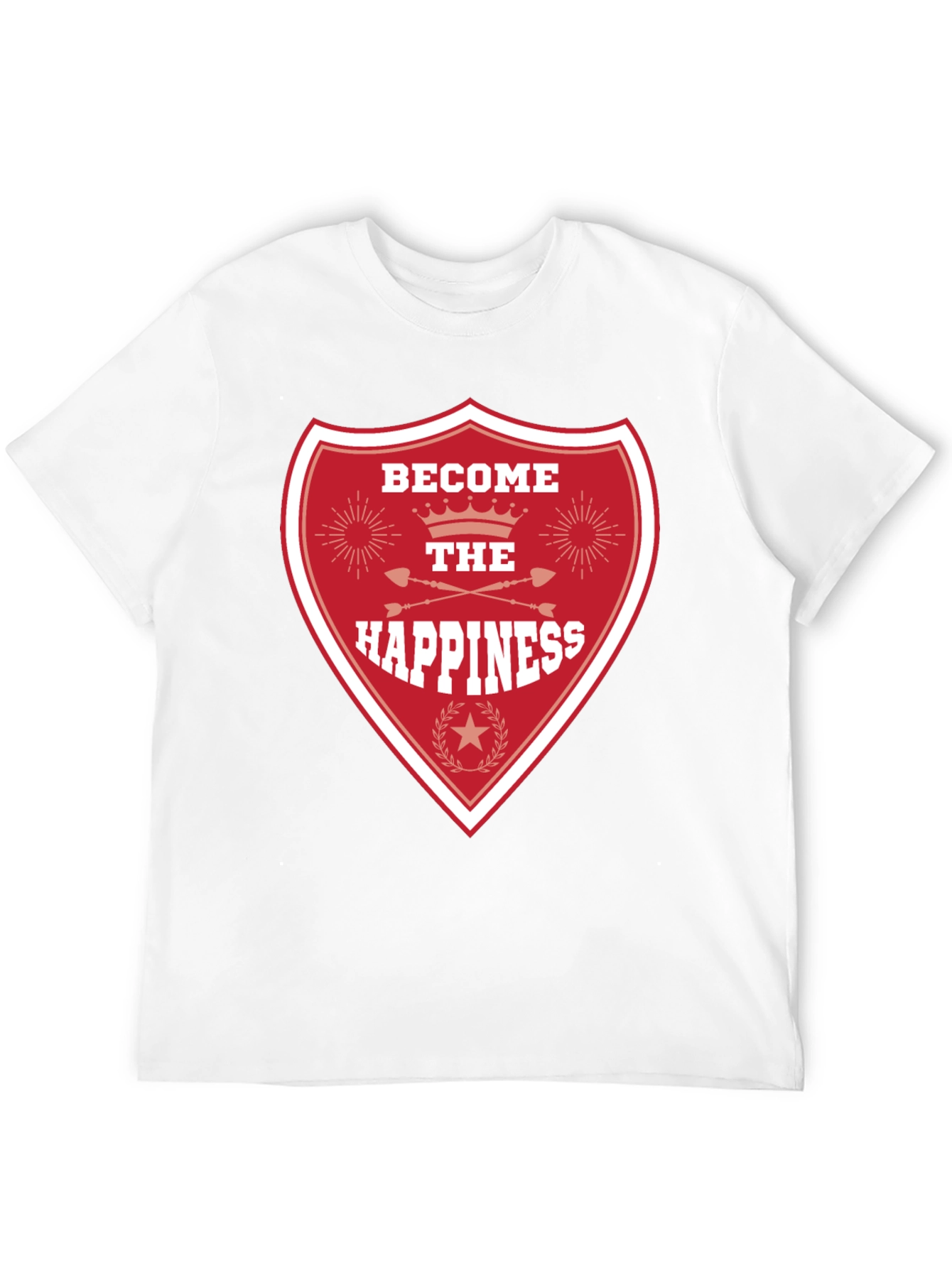 Become the Happiness Graphic Tee - Black