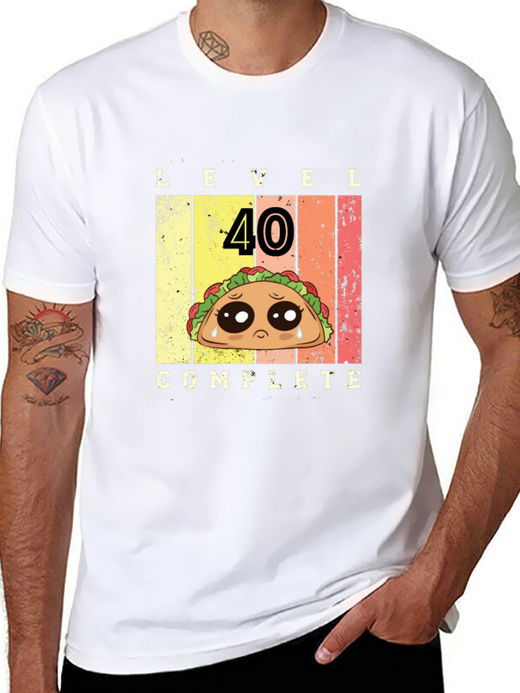 Level 40 Complete Taco Graphic Tee