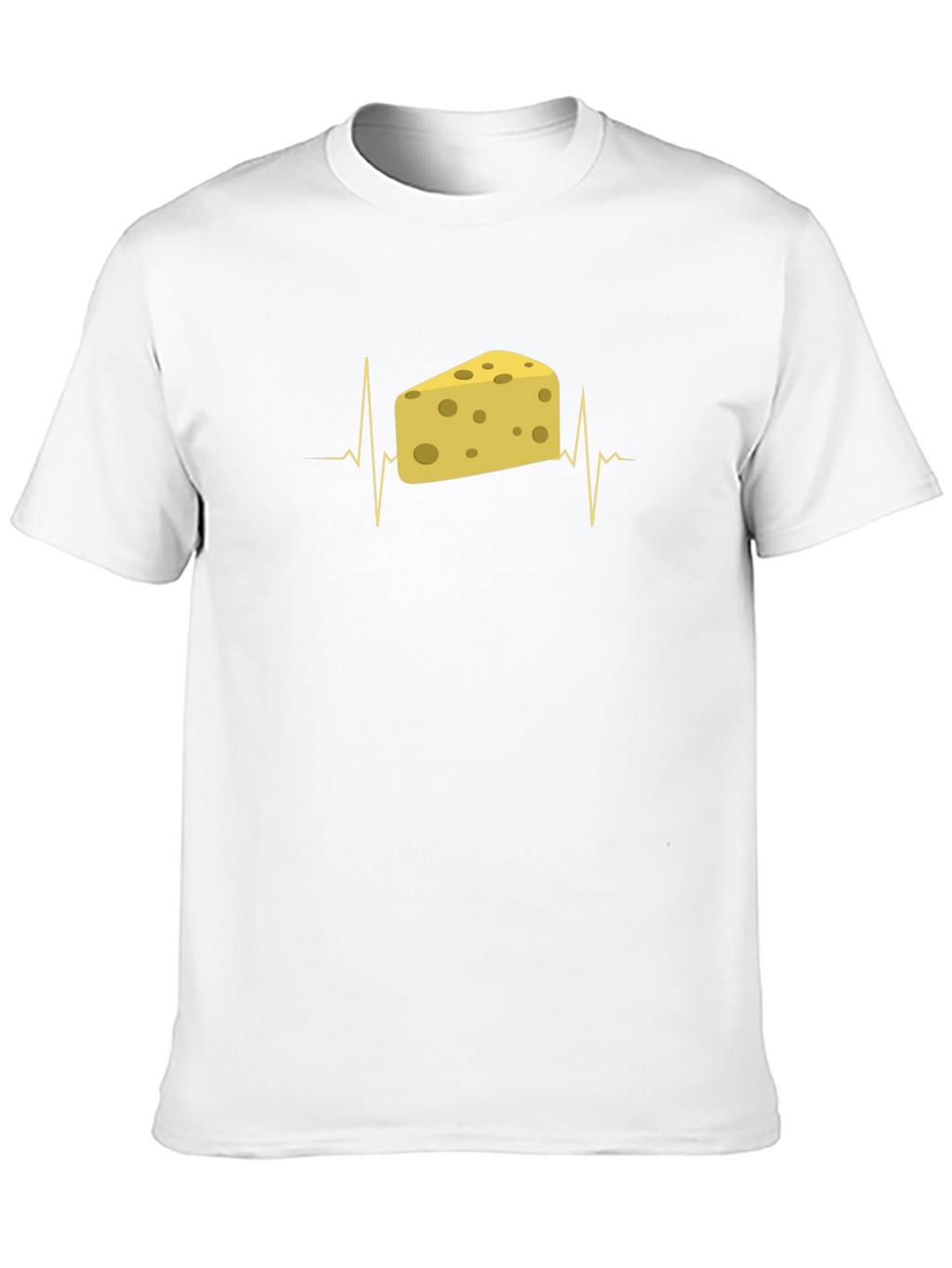 Cheese Lover ECG T-Shirt - Black