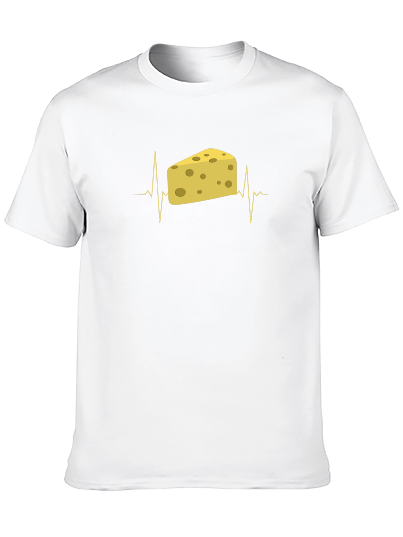 Cheese Lover ECG T-Shirt - Black