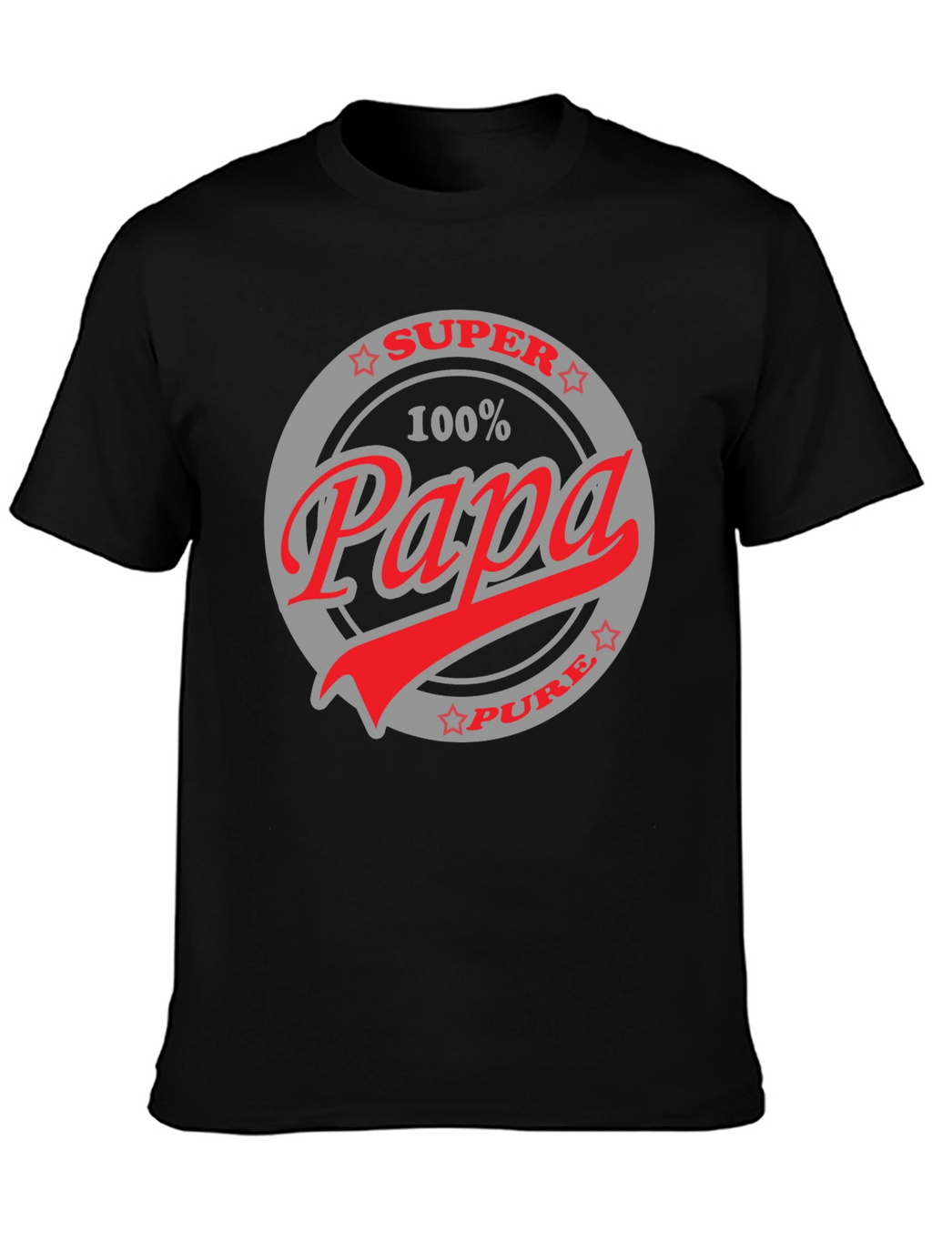 Super Papa T-Shirt - 100% Pure Dad Gift