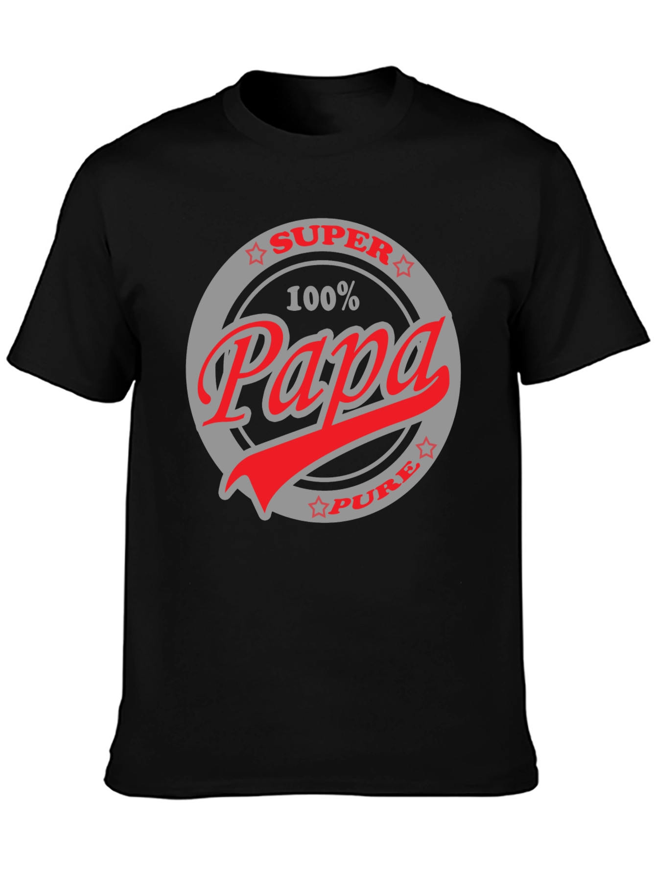 Super Papa T-Shirt - 100% Pure Dad Gift