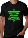 Geometric Star Graphic T-Shirt