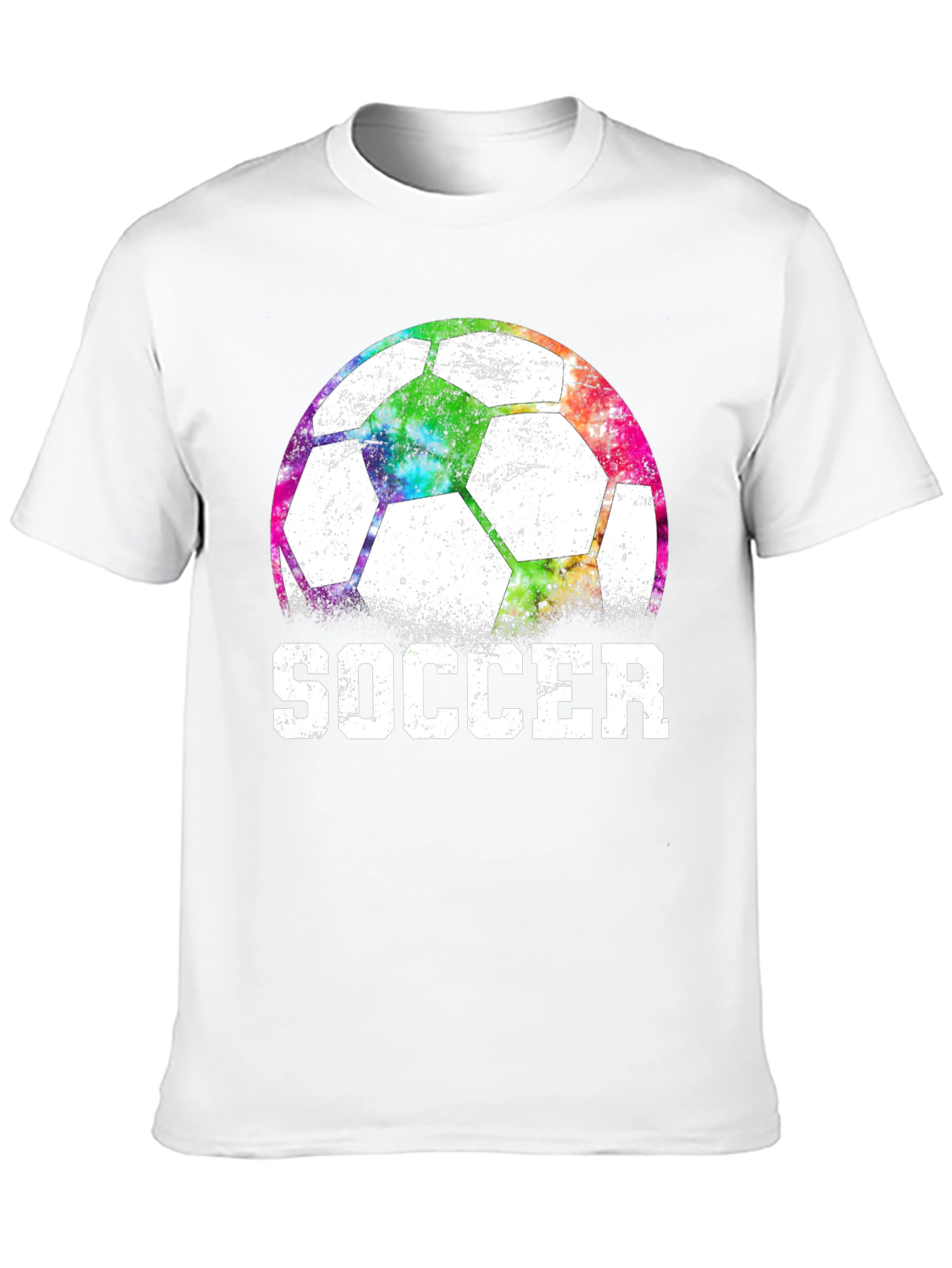 Soccer Ball Tie-Dye Graphic Tee