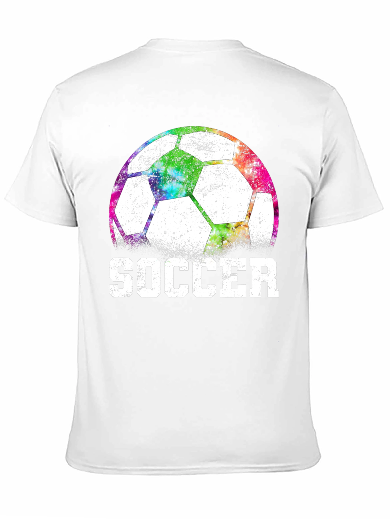 Soccer Ball Tie-Dye Graphic Tee