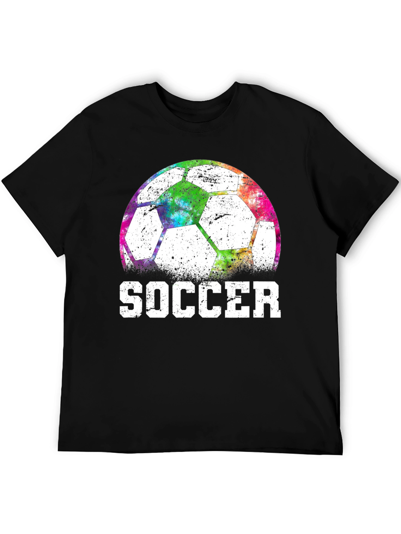 Soccer Ball Tie-Dye Graphic Tee