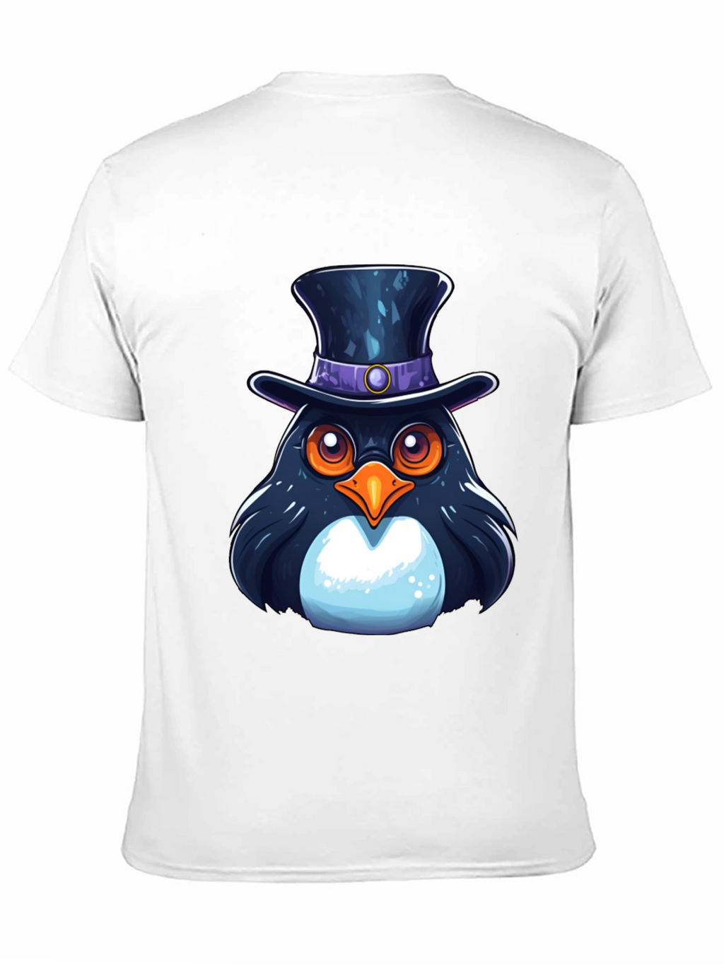 Top Hat Penguin Graphic T-Shirt