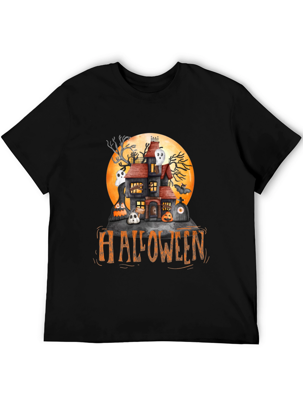 Halloween Spooky Haunted House Tee