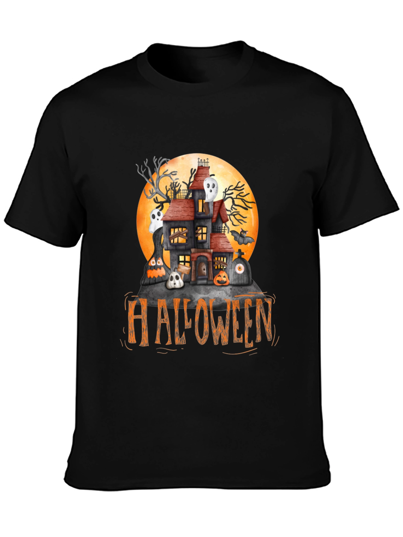 Halloween Spooky Haunted House Tee