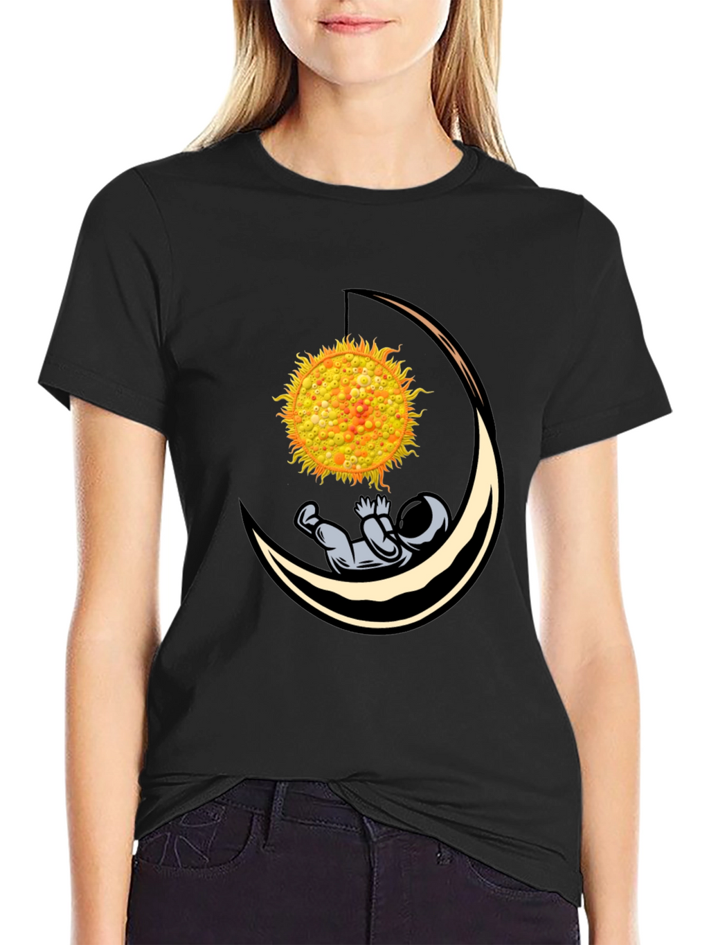 Astronaut Moon Hammock Graphic Tee