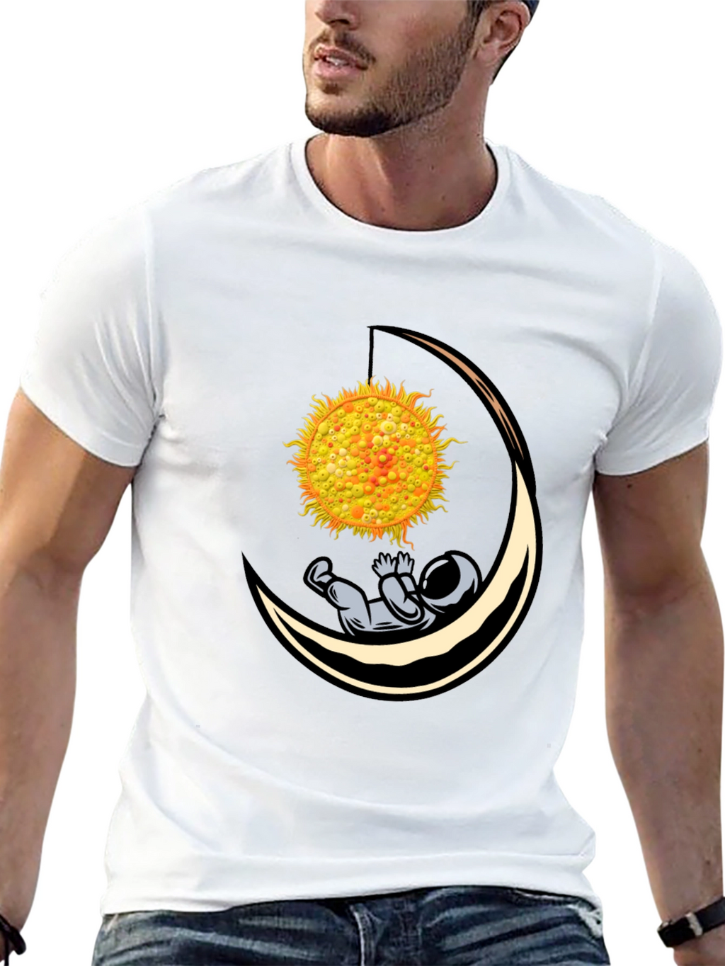 Astronaut Moon Hammock Graphic Tee
