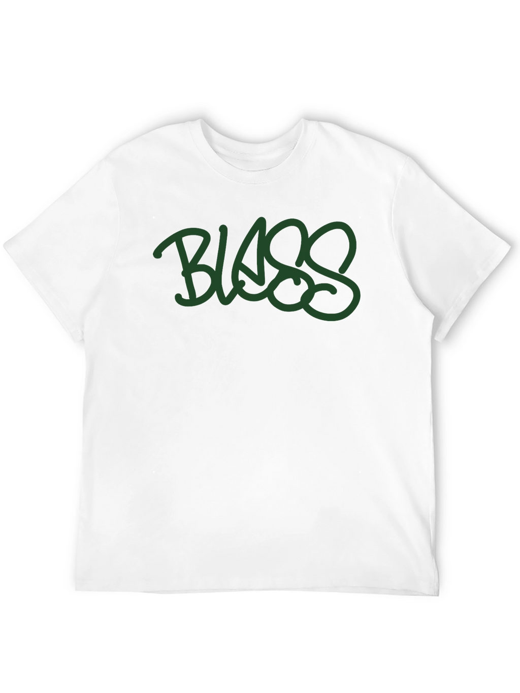 Blass Graffiti Style Graphic Print Tee - Black