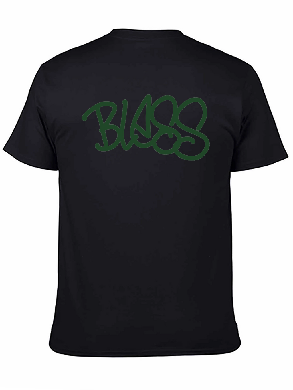 Blass Graffiti Style Graphic Print Tee - Black