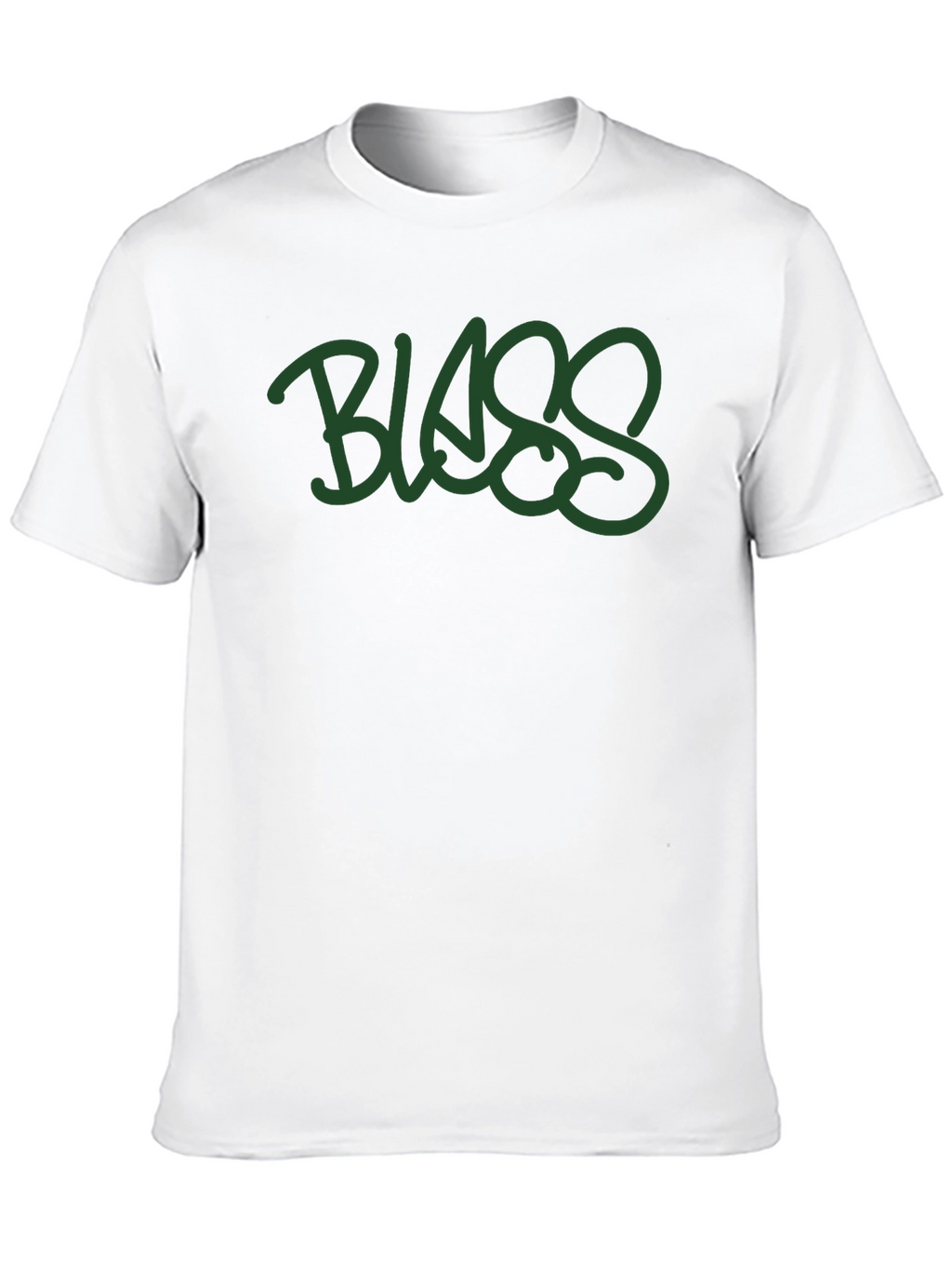 Blass Graffiti Style Graphic Print Tee - Black