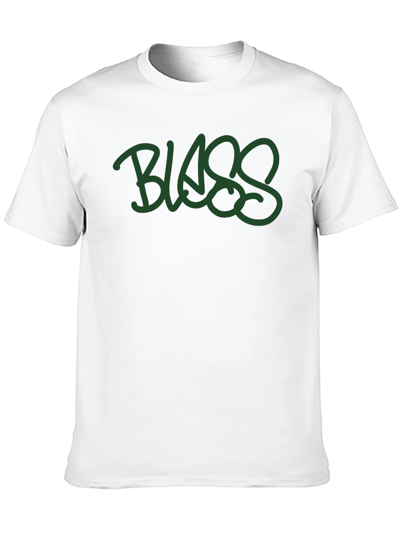 Blass Graffiti Style Graphic Print Tee - Black