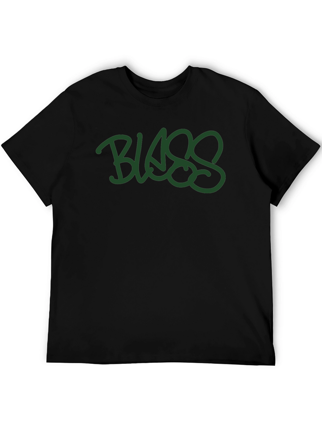 Blass Graffiti Style Graphic Print Tee - Black