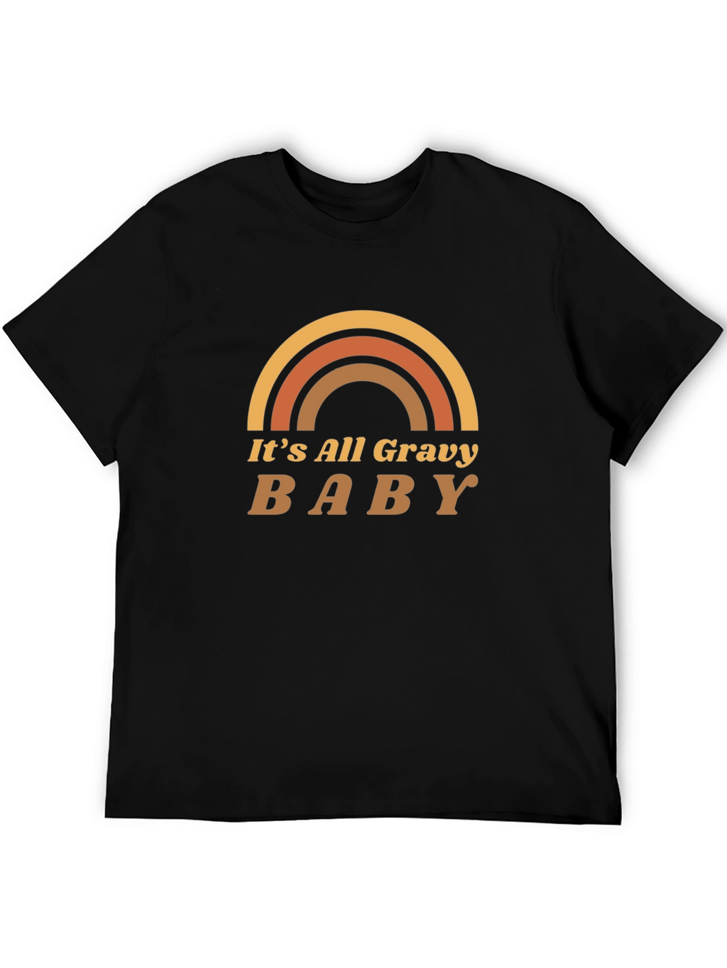 Its All Gravy Baby Graphic Tee - Black