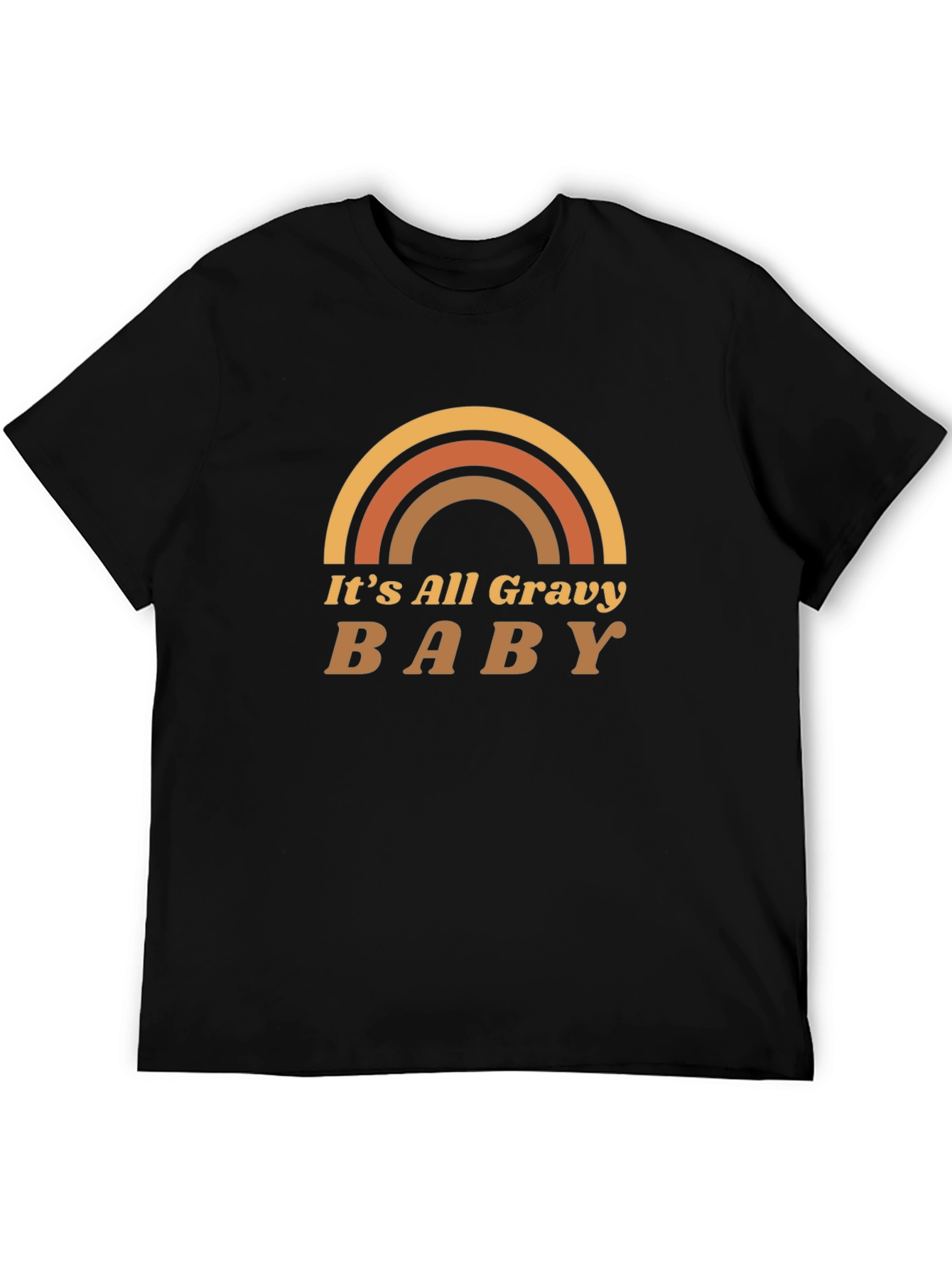 Its All Gravy Baby Graphic Tee - Black