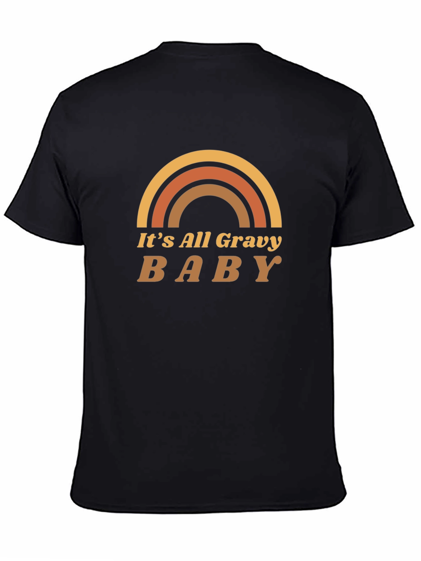 Its All Gravy Baby Graphic Tee - Black
