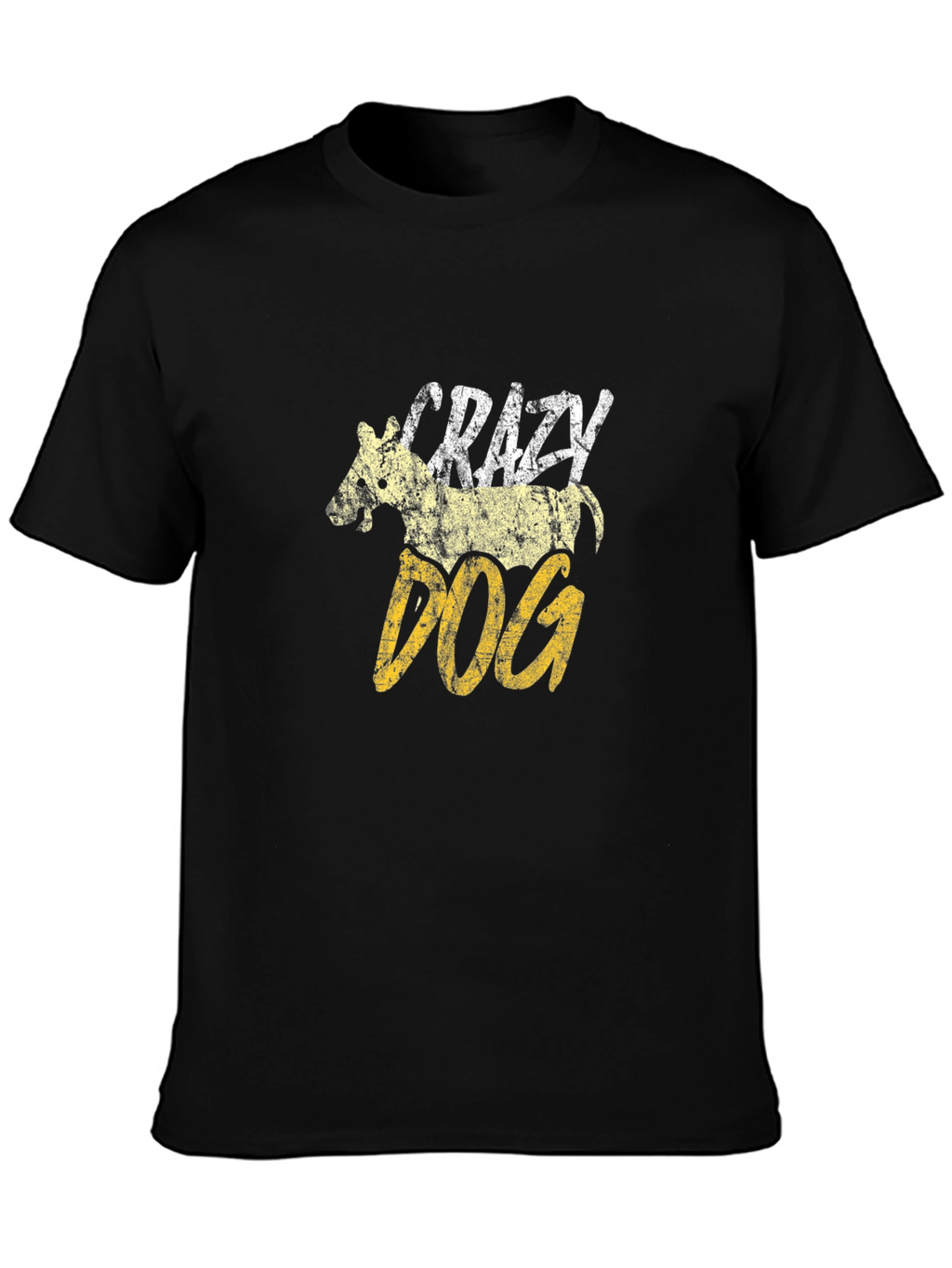 Crazy Dog Graphic T-Shirt