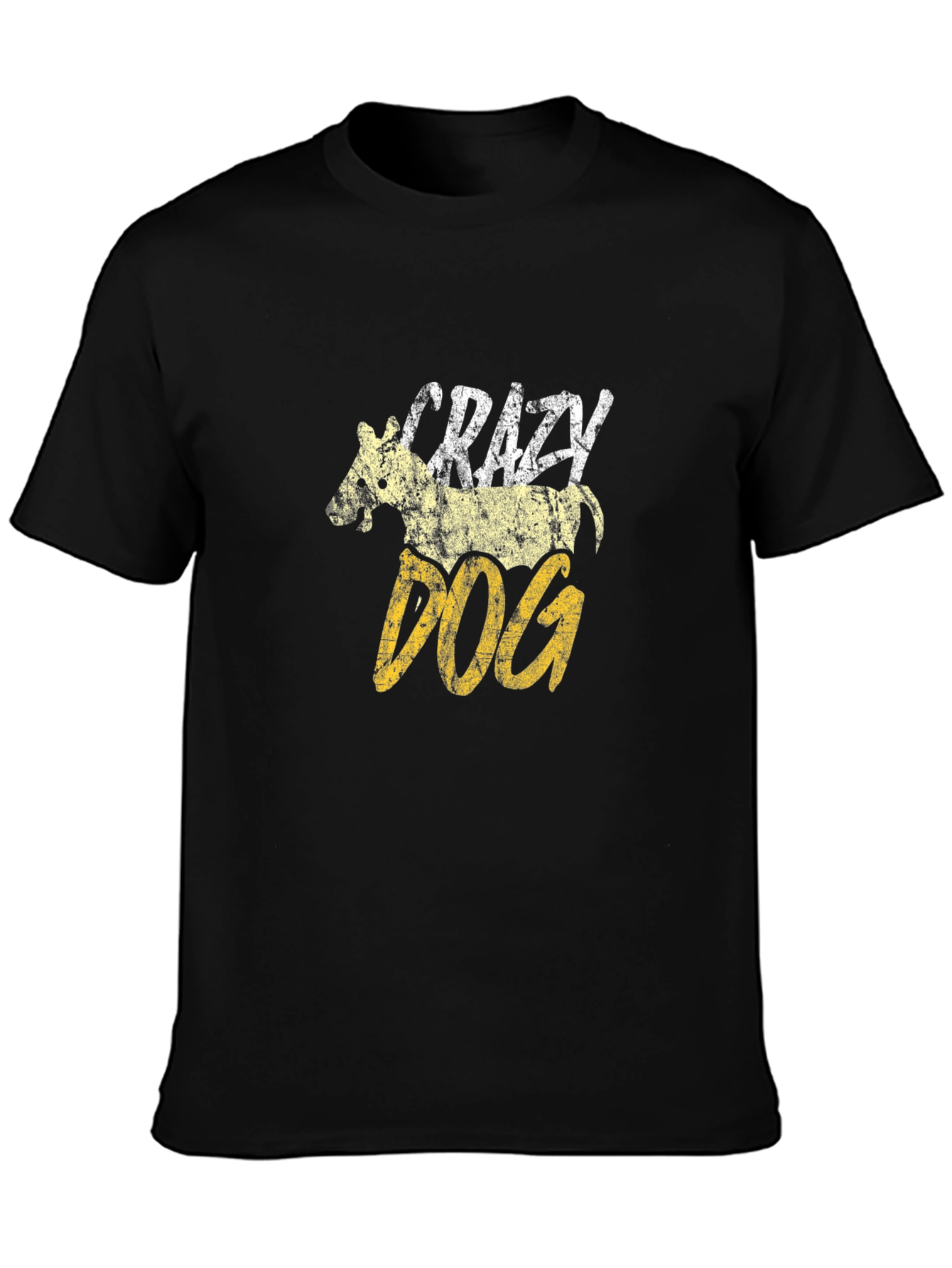 Crazy Dog Graphic T-Shirt