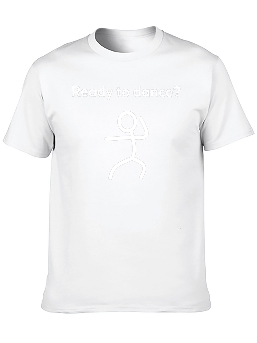 Ready to Dance T-Shirt - Fun Stick Figure Design