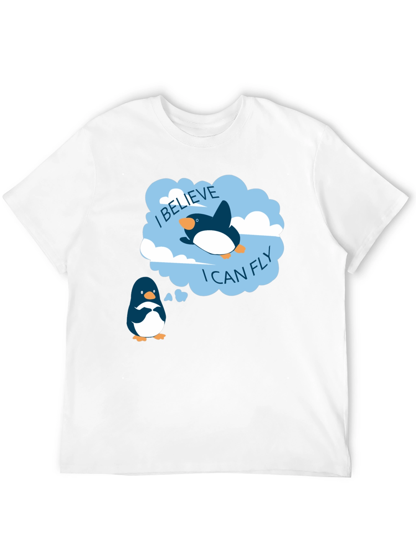 Believe I Can Fly Penguin T-Shirt