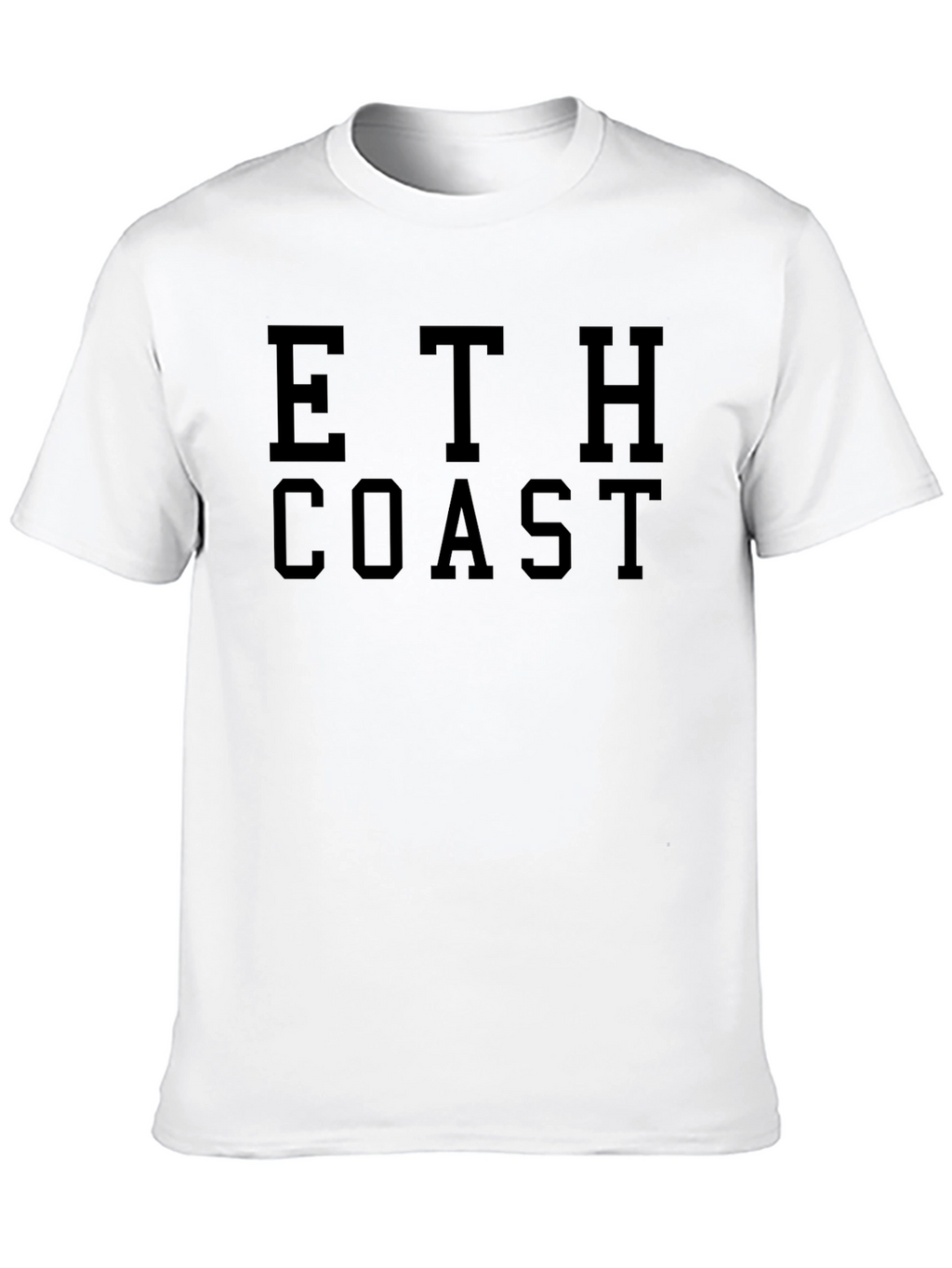 ETH Coast Graphic T-Shirt - Black Cotton Tee