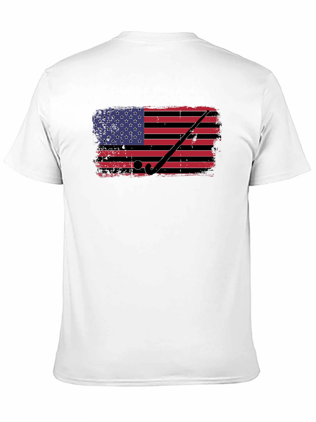USA Hockey Flag Graphic Tee - Patriotic Style