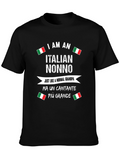 Italian Nonno T-Shirt - Best Grandpa Ever!