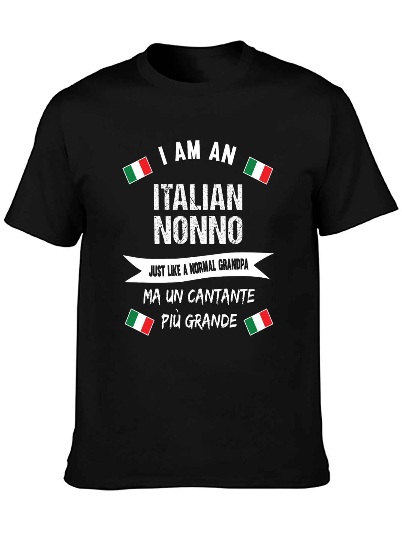 Italian Nonno T-Shirt - Best Grandpa Ever!