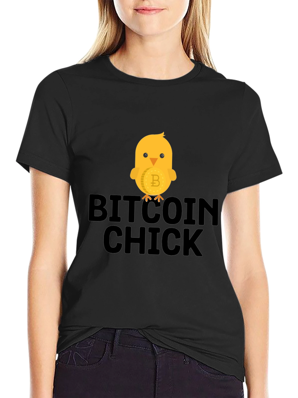 Bitcoin Chick T-Shirt - Crypto Tee
