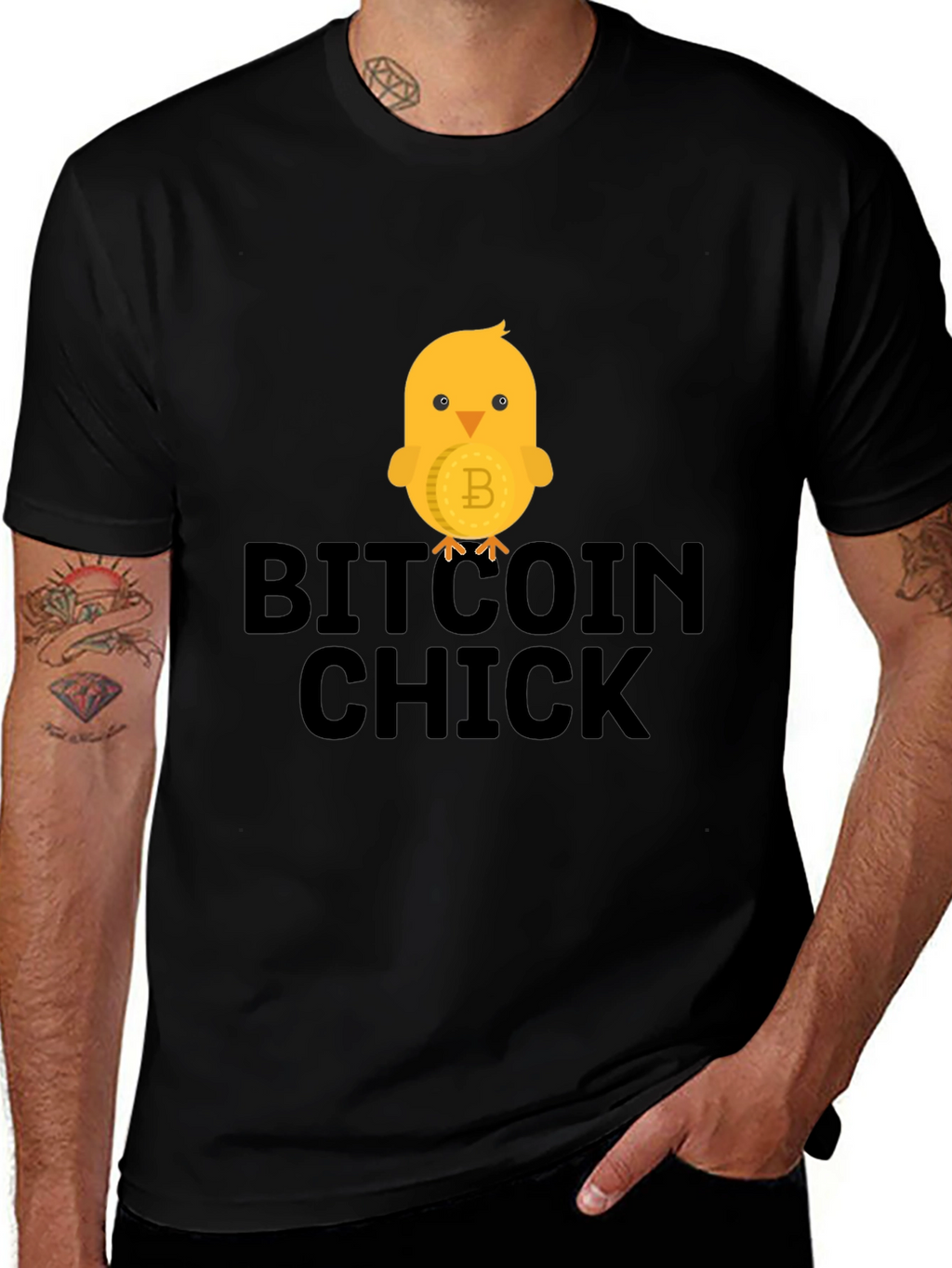 Bitcoin Chick T-Shirt - Crypto Tee