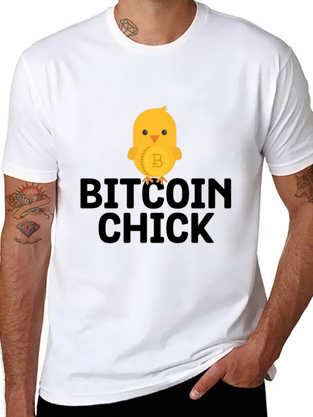 Bitcoin Chick T-Shirt - Crypto Tee