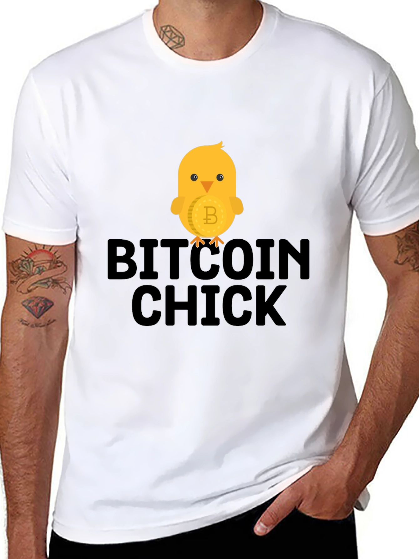 Bitcoin Chick T-Shirt - Crypto Tee
